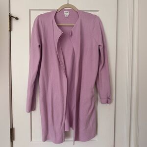 J.Crew lavender sweater jacket